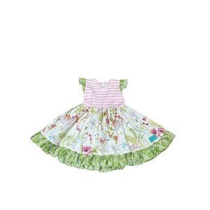 Fleur L' Enfant Floral Bird Dress